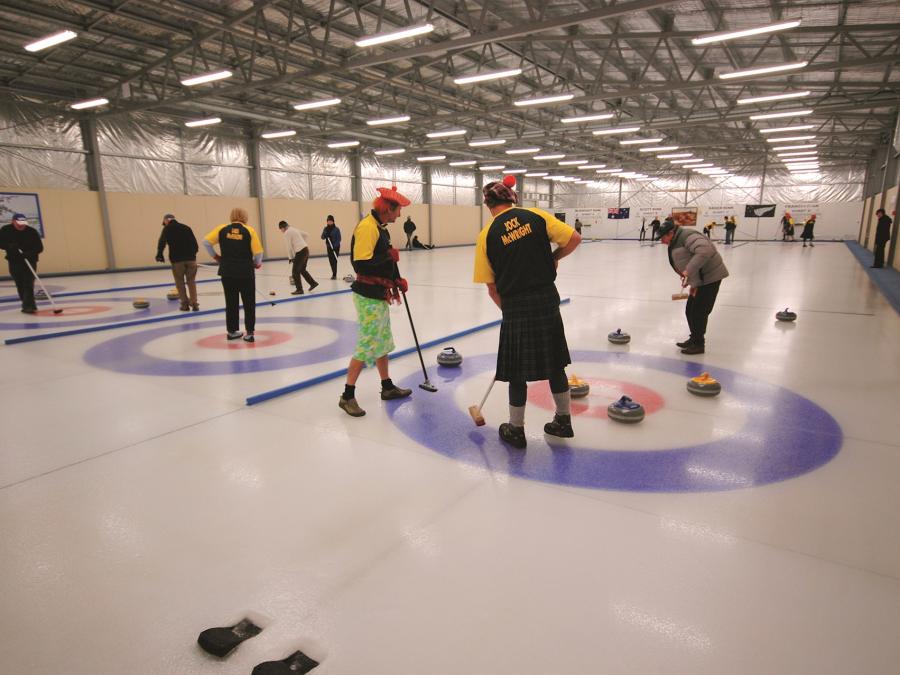 Curling at Naseby